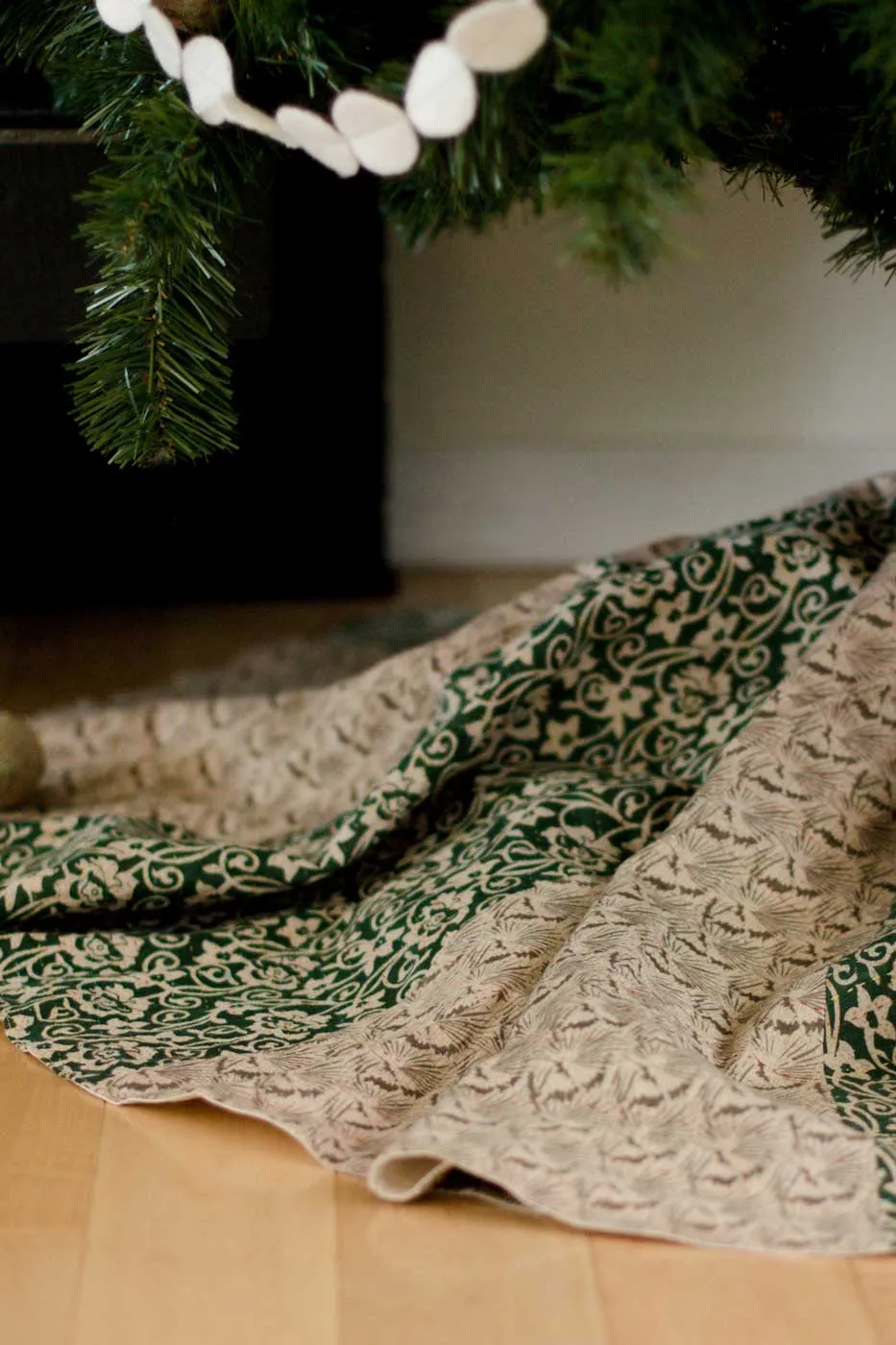 Kantha Christmas Tree Skirt No. 10