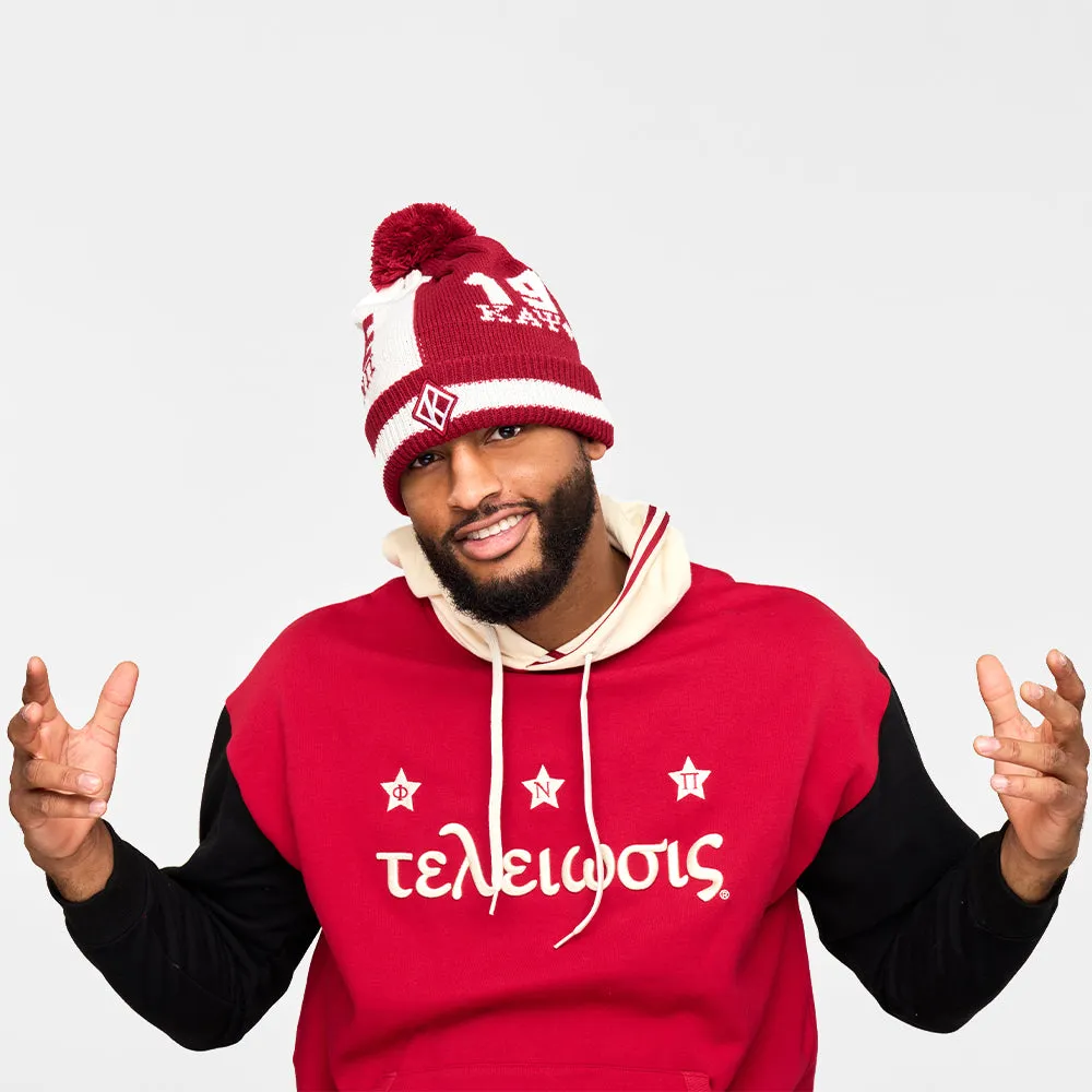 Kappa Alpha Psi Split Decision Pom Beanie