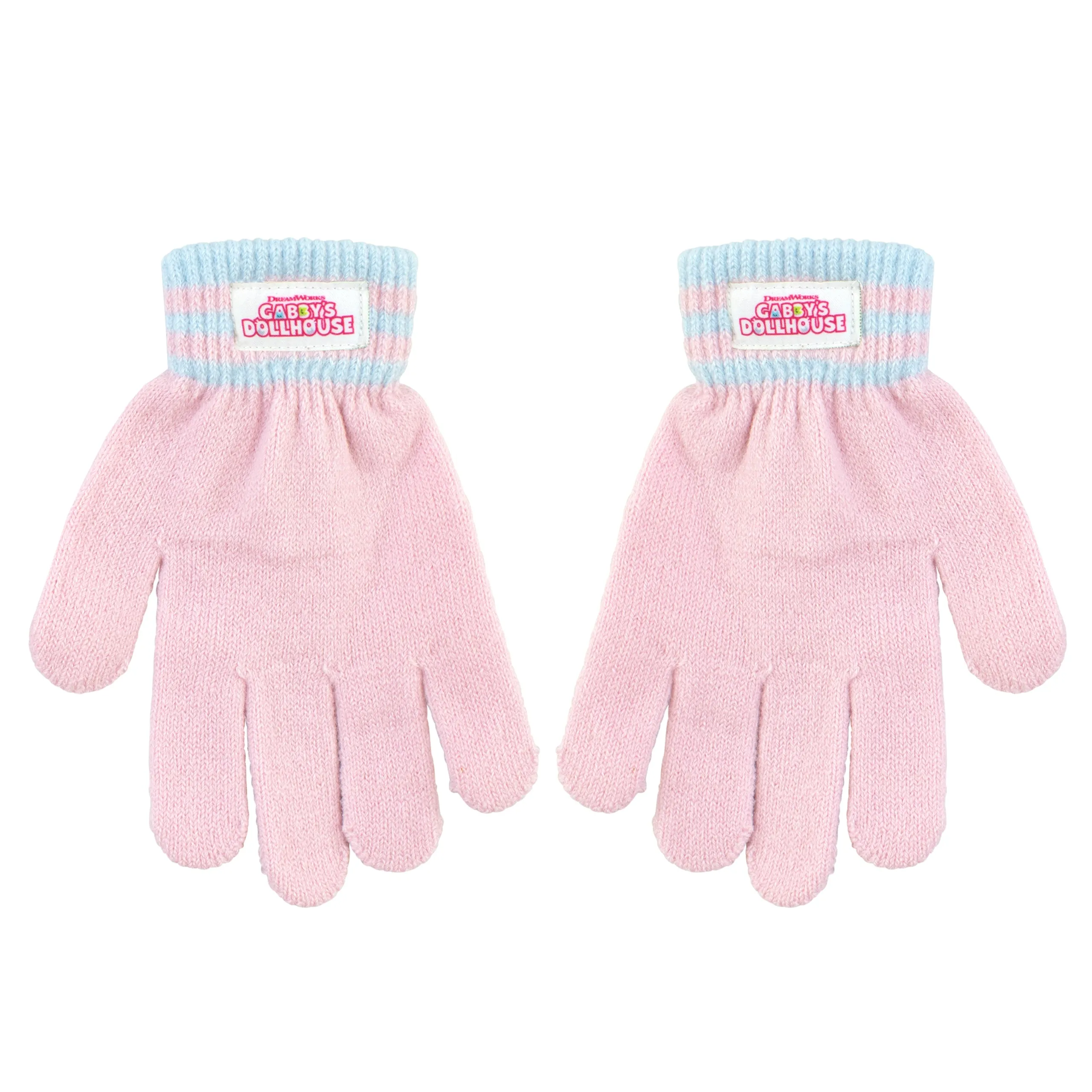 Kids Gabby's Dollhouse Winter Hat and Glove Set