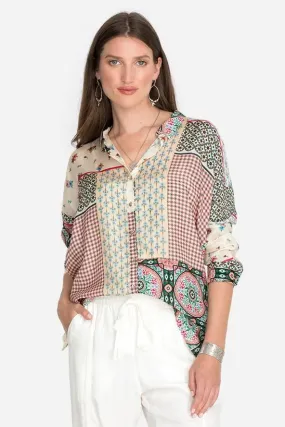 Kimo Iris Button Down - Multi B