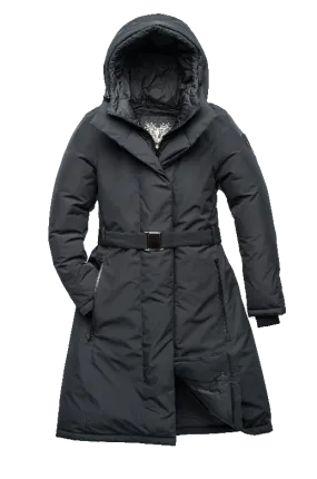 Lara Women's Belted Parka