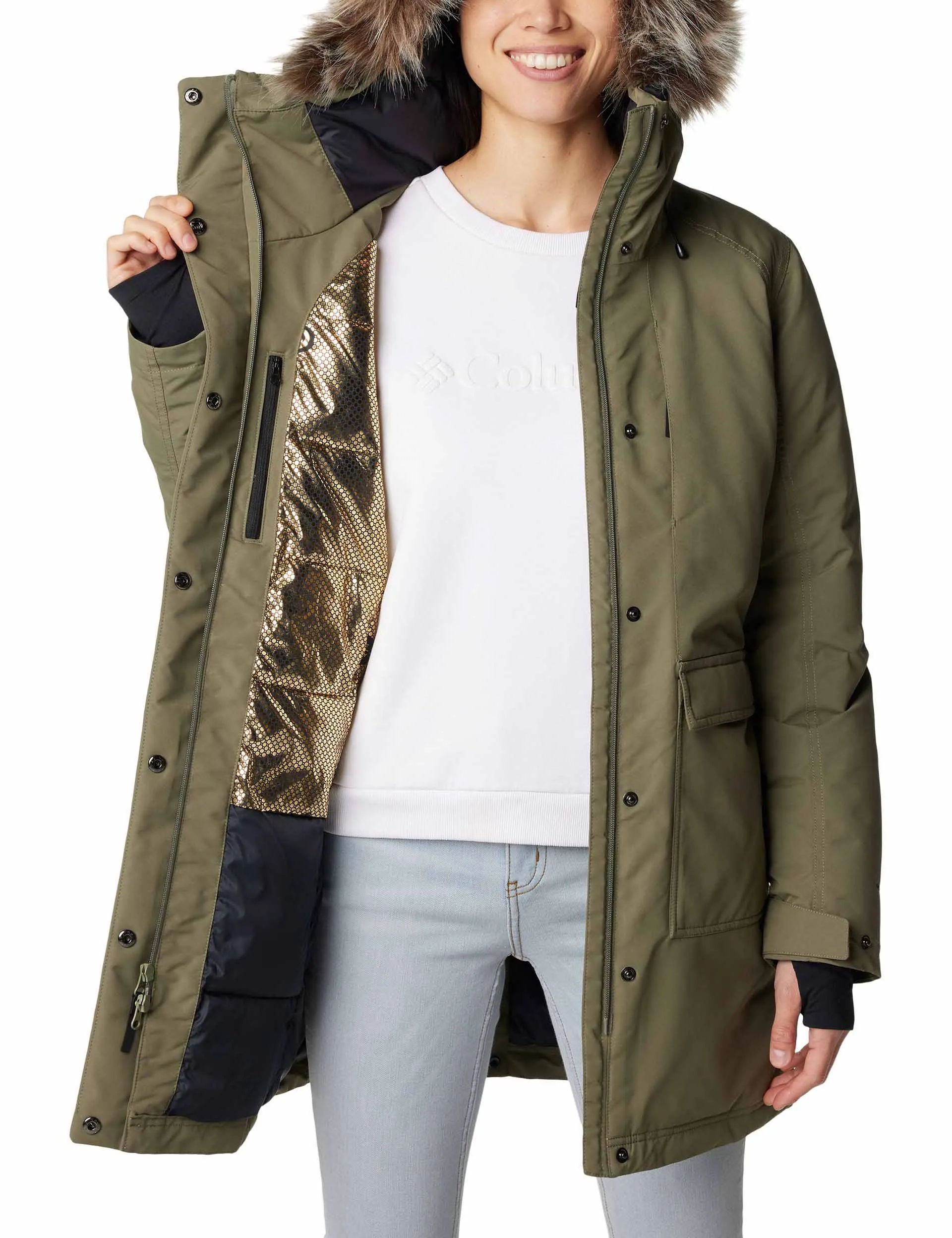 Little Si II Waterproof Parka - Stone Green