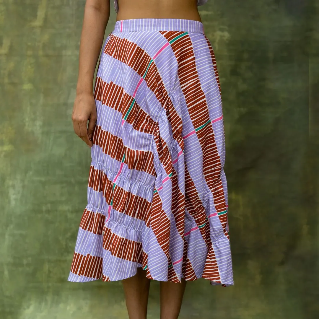 Lizzy Striped Skirt