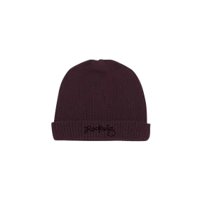 Logo  / Burgundy Beanie