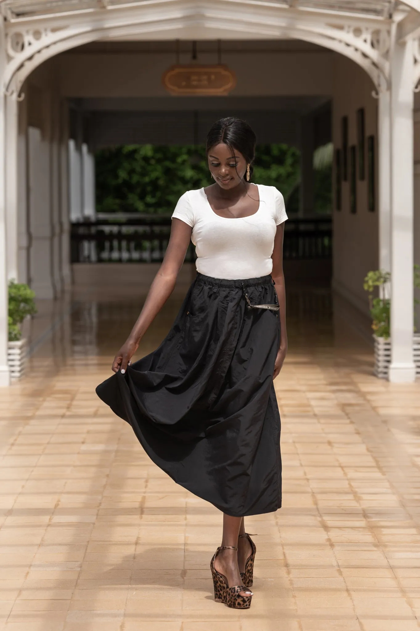 Macabi Slim Skirt - Black