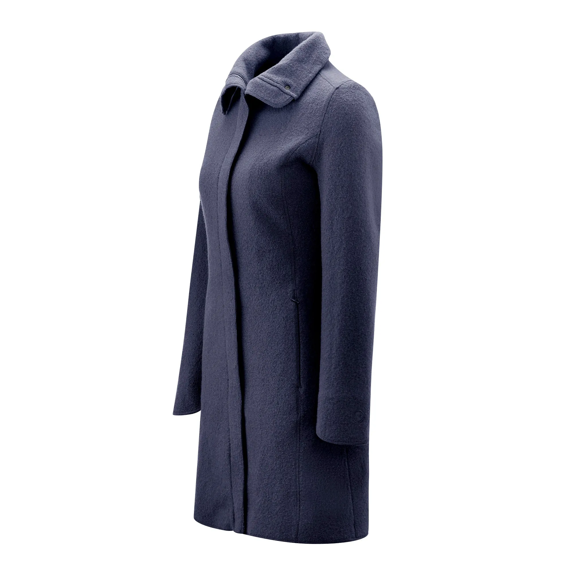 Mamalila  Maternity   Babywearing Wool Coat Oslo Navy Blue