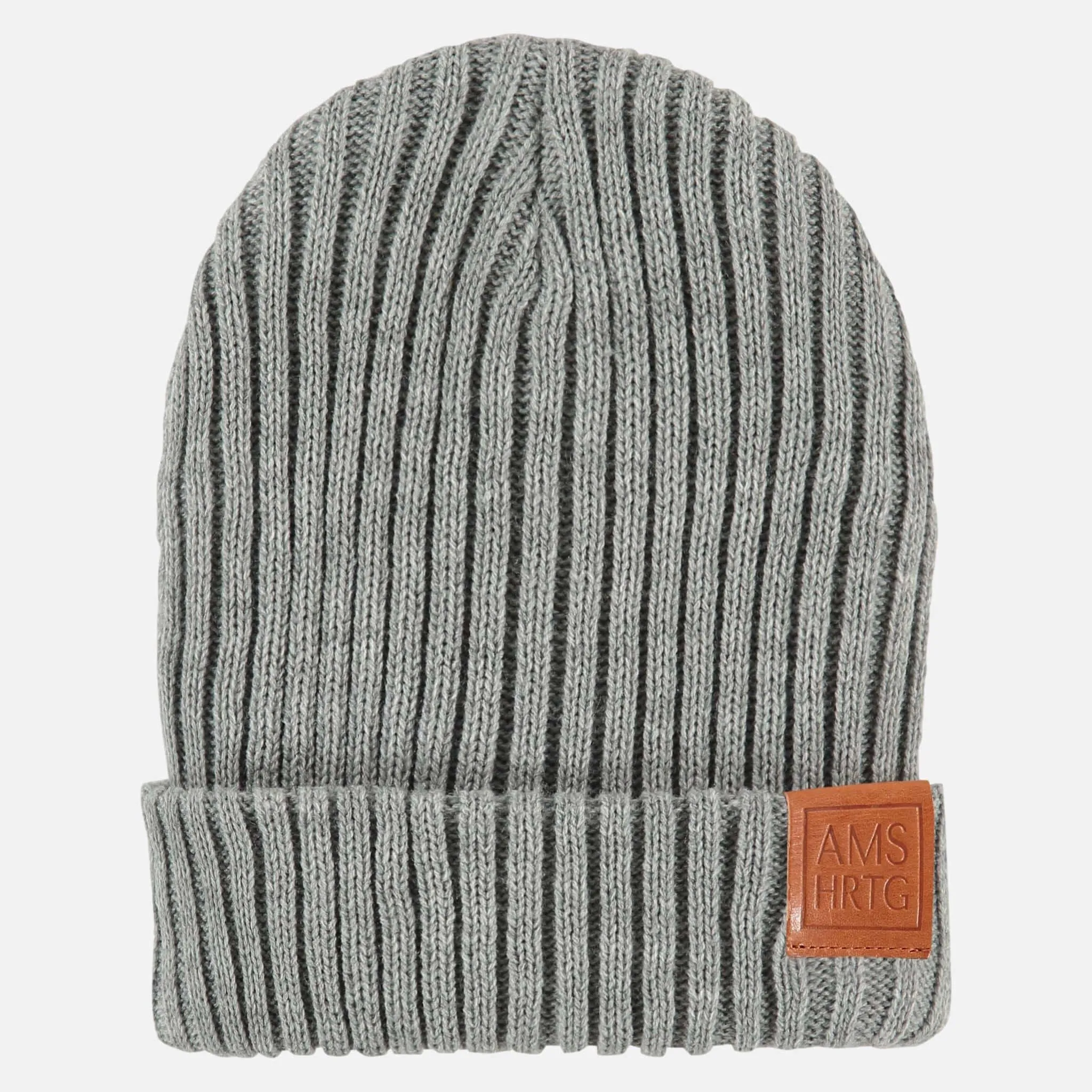 Melle | Classic Ribbed Beanie With Wide Rollover Cuff