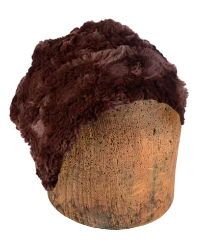 Men's Beanie Hat, Reversible - Cuddly Faux Furs