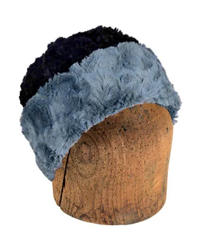 Men's Beanie Hat, Reversible - Cuddly Faux Furs