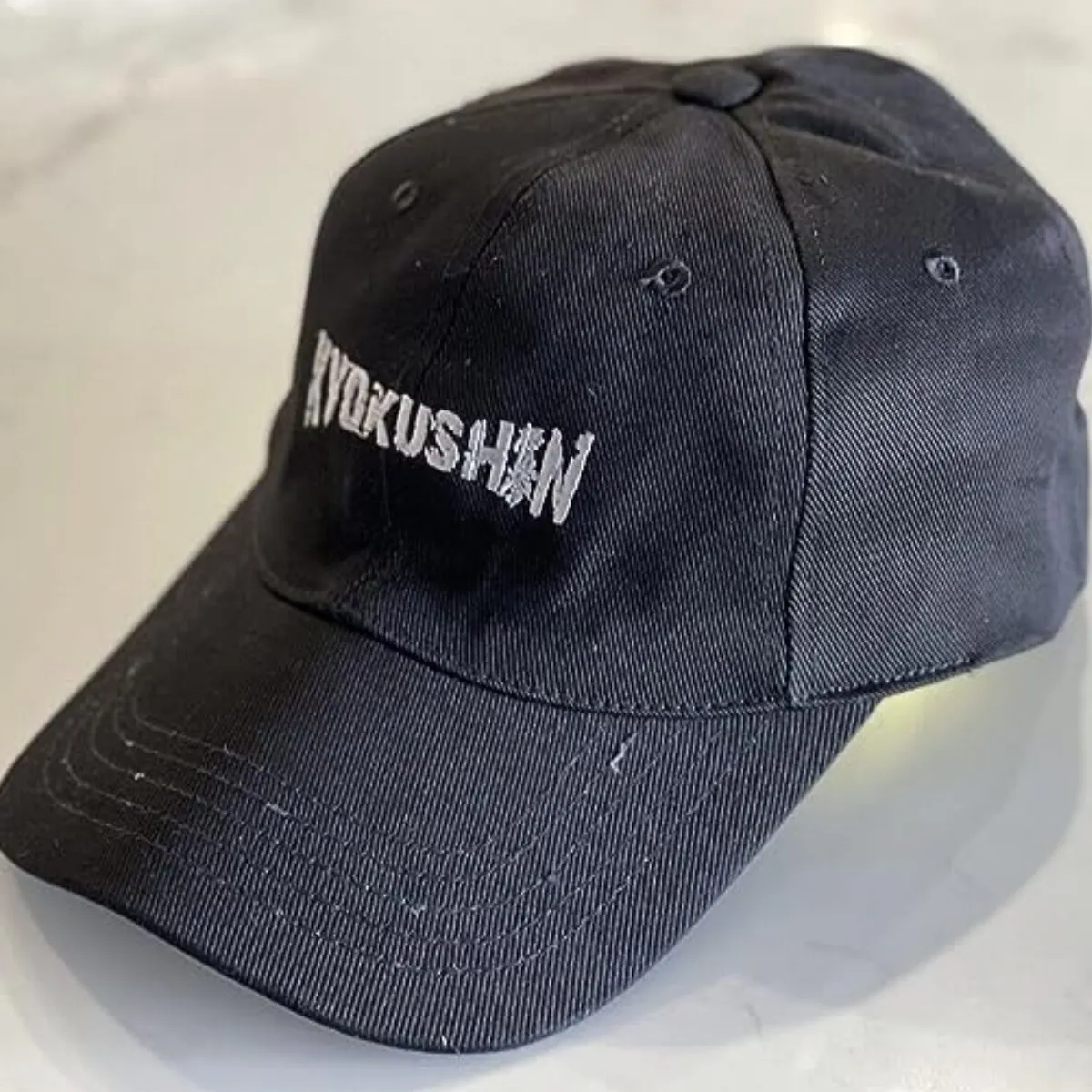 MEN'S BLACK KYOKUSHIN ADJUSTABLE CAP - ONE SIZE FITS ALL