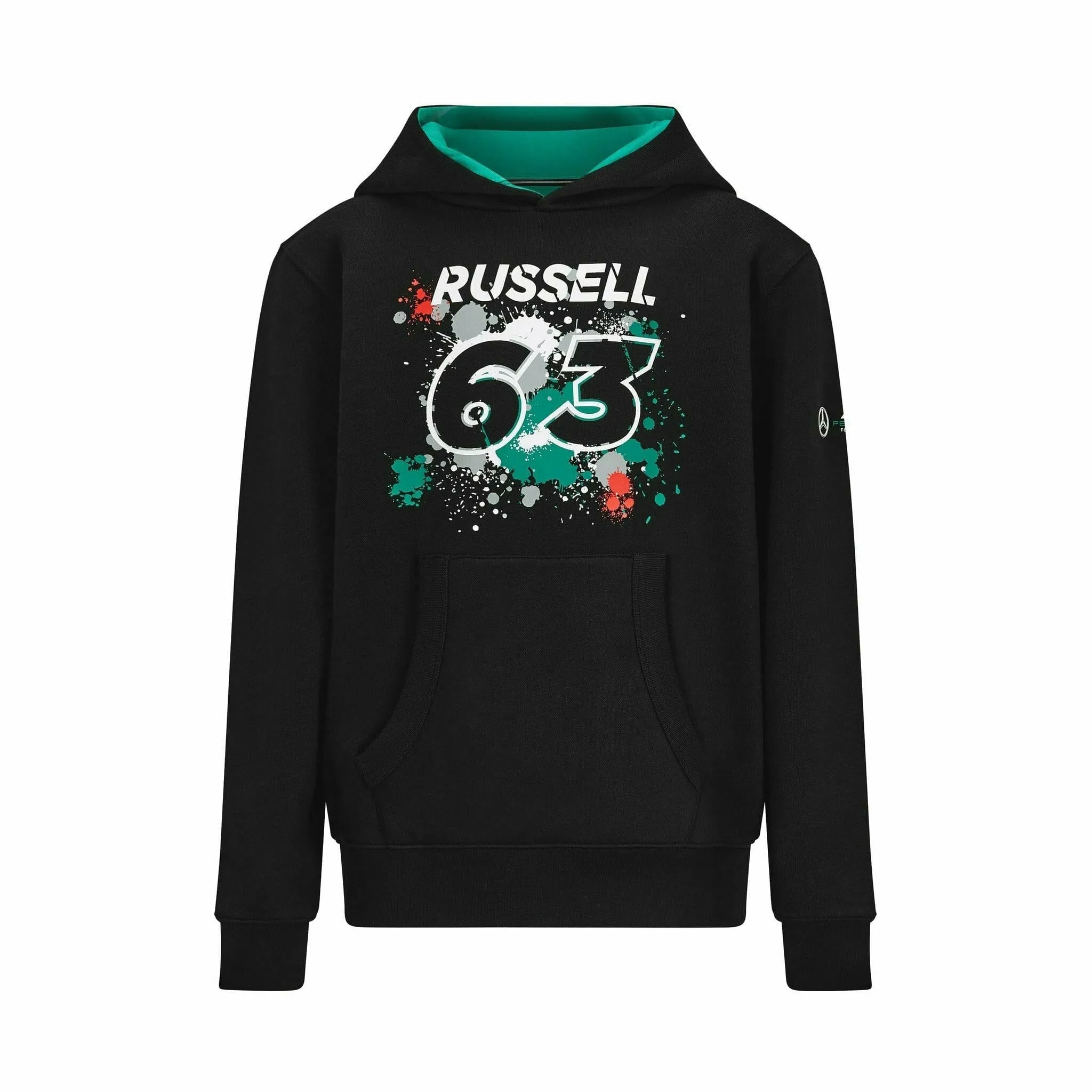 Mercedes Benz AMG Petronas F1 Men's George Russell #63 Hoodie - Black