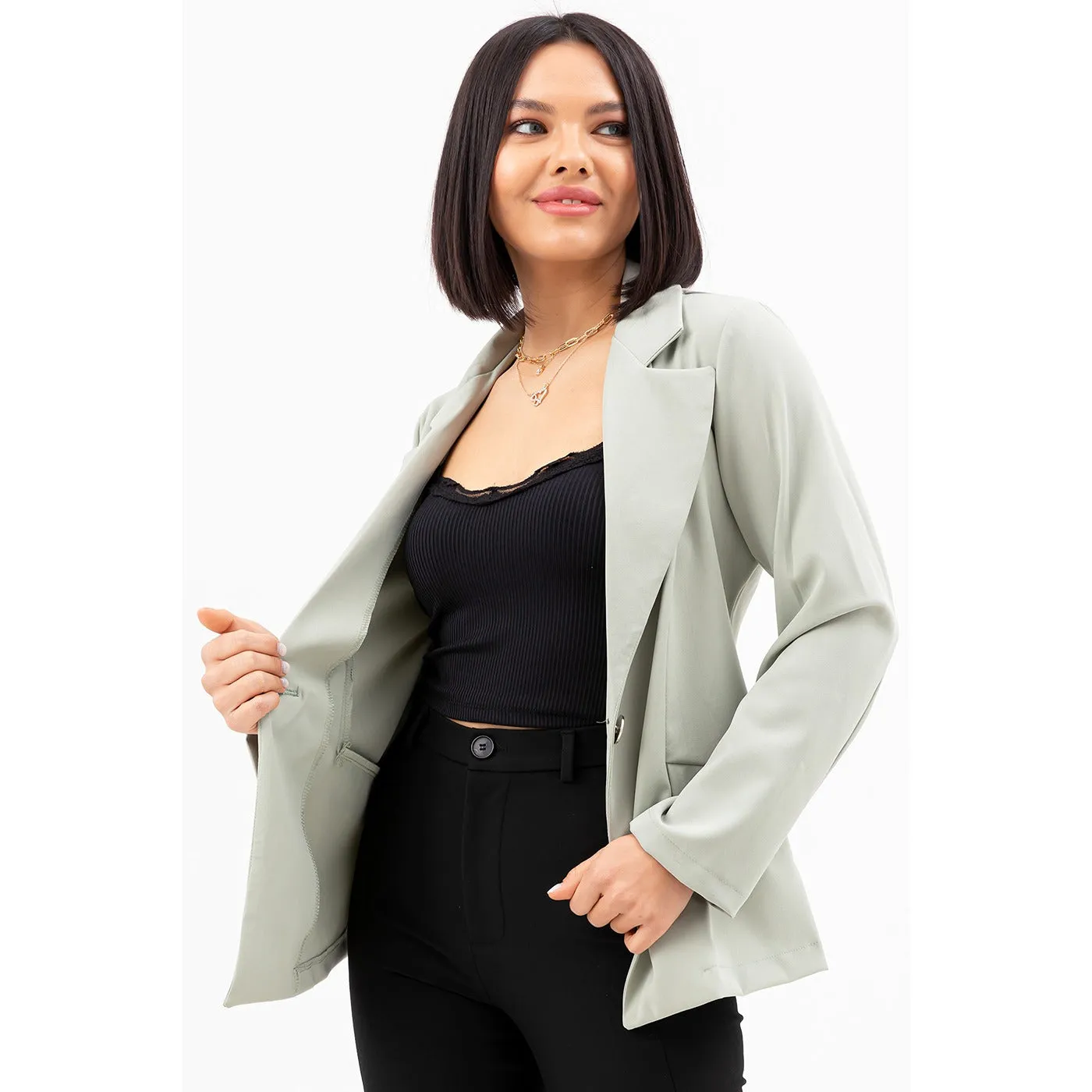 Mint Blazer Jacket