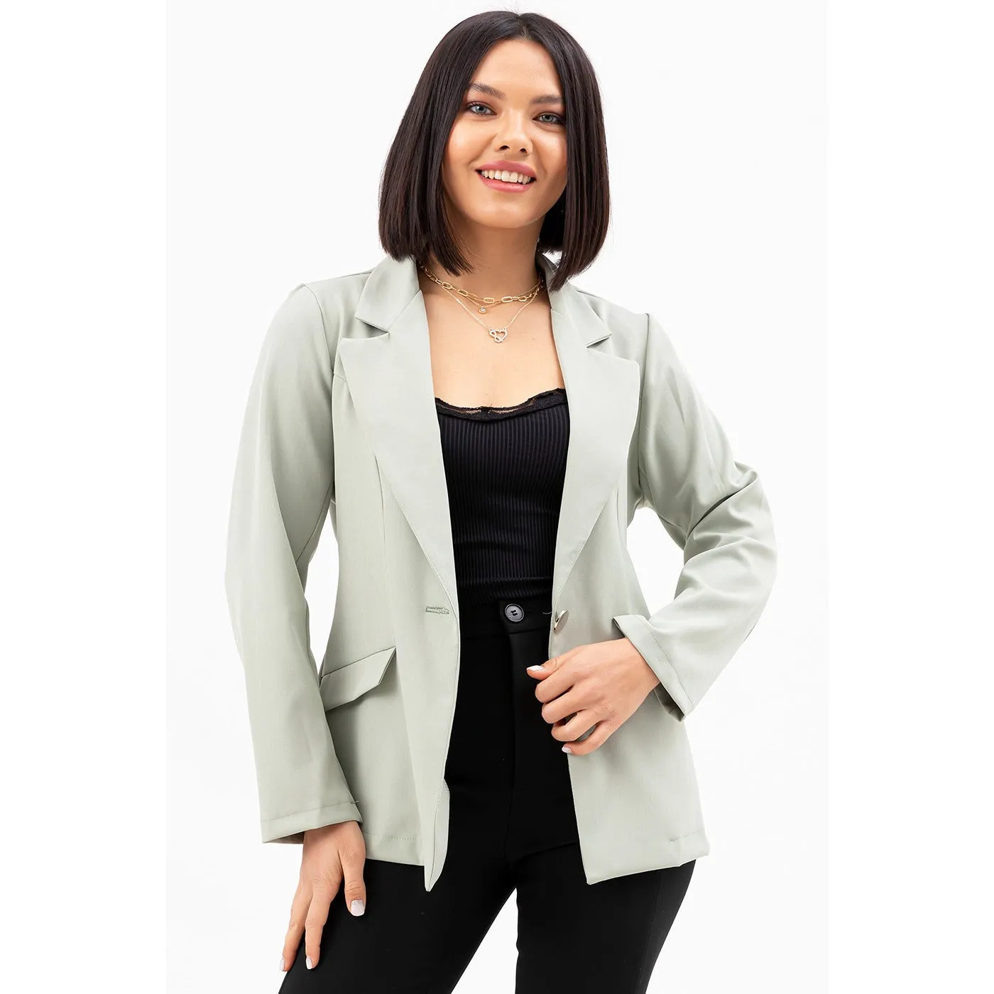 Mint Blazer Jacket