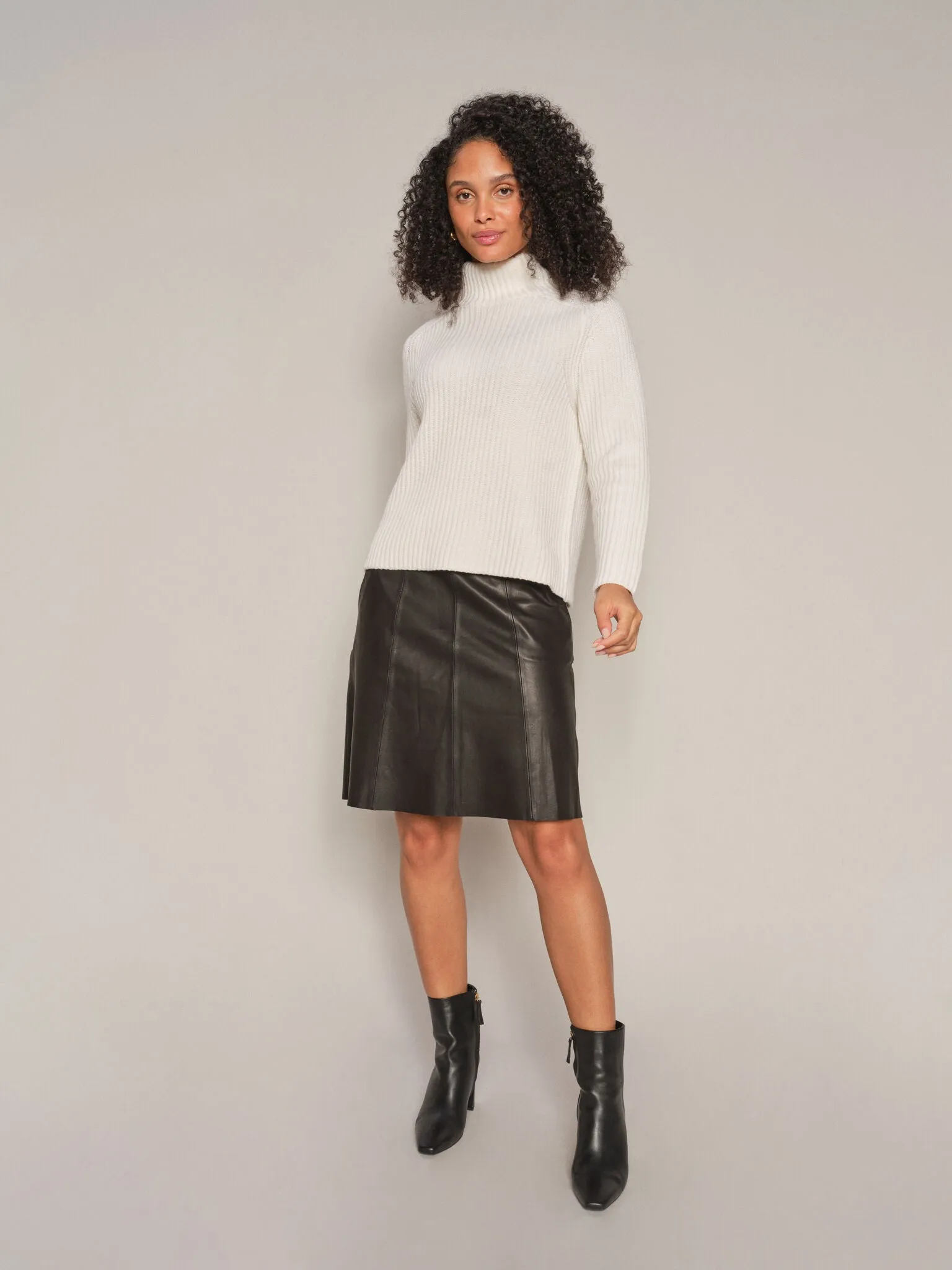 MMAdalyn Leather Skirt