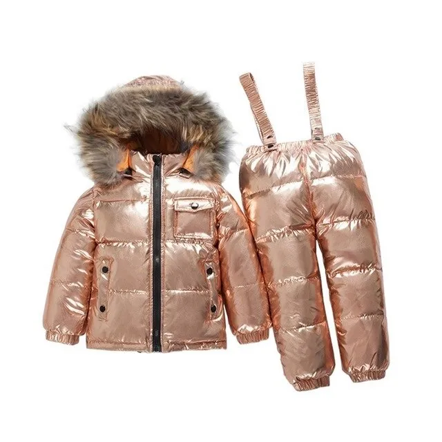 MOF Kids snowsuit toddler 2 piece set coat & overalls pants