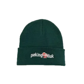 Mushroom / Pine Green Beanie