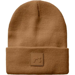 Name It Brown Sugar Malik Knit Beanie Badge