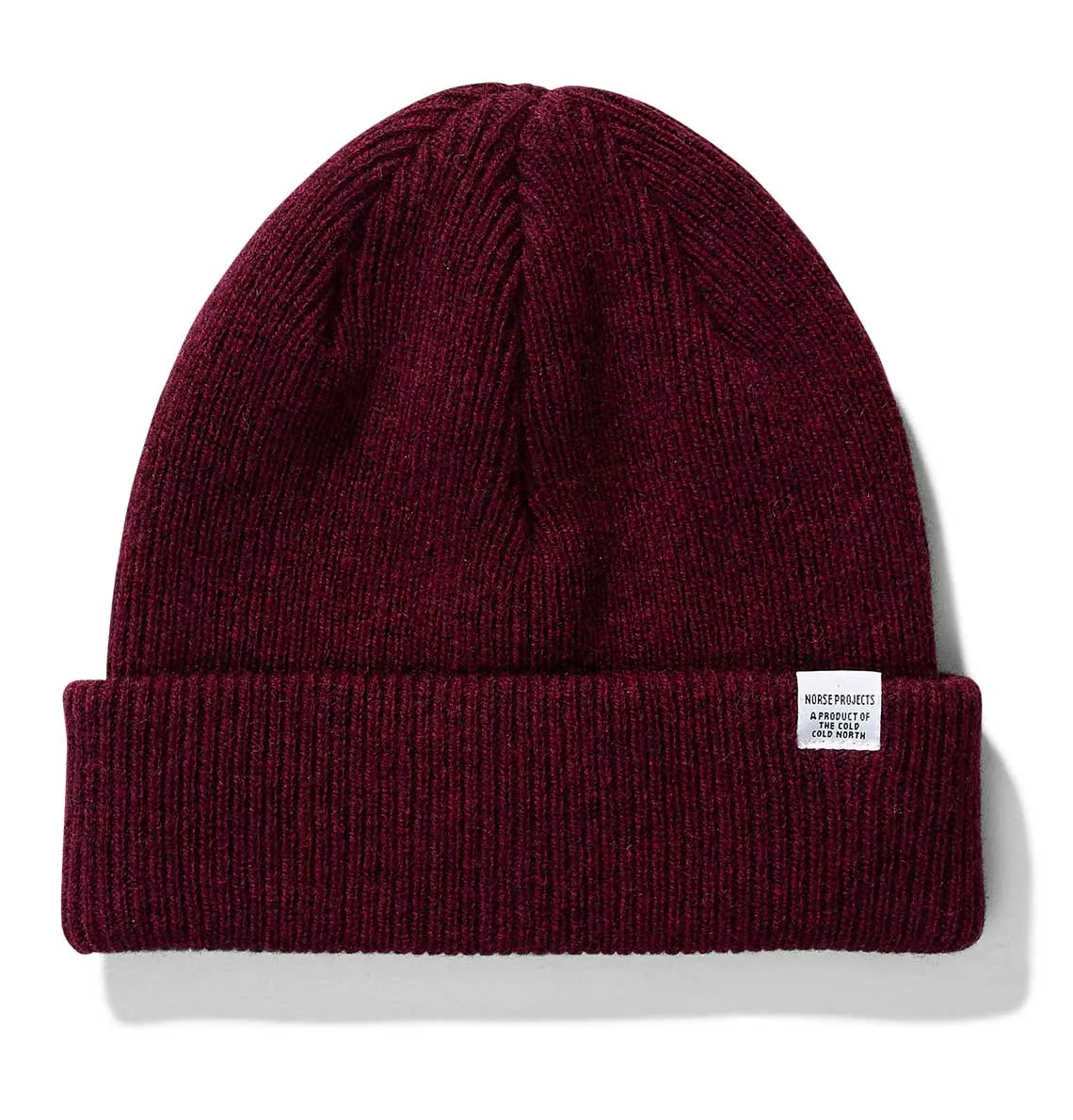 Norse Projects Norse Beanie – Mulberry Red