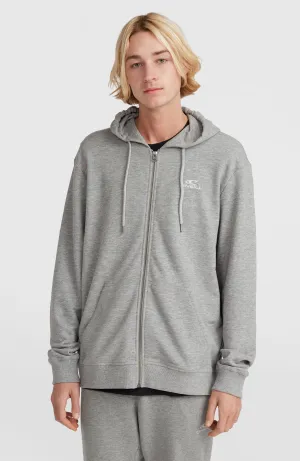 O'Neill Small Logo Full-Zip Hoodie | Silver Melee