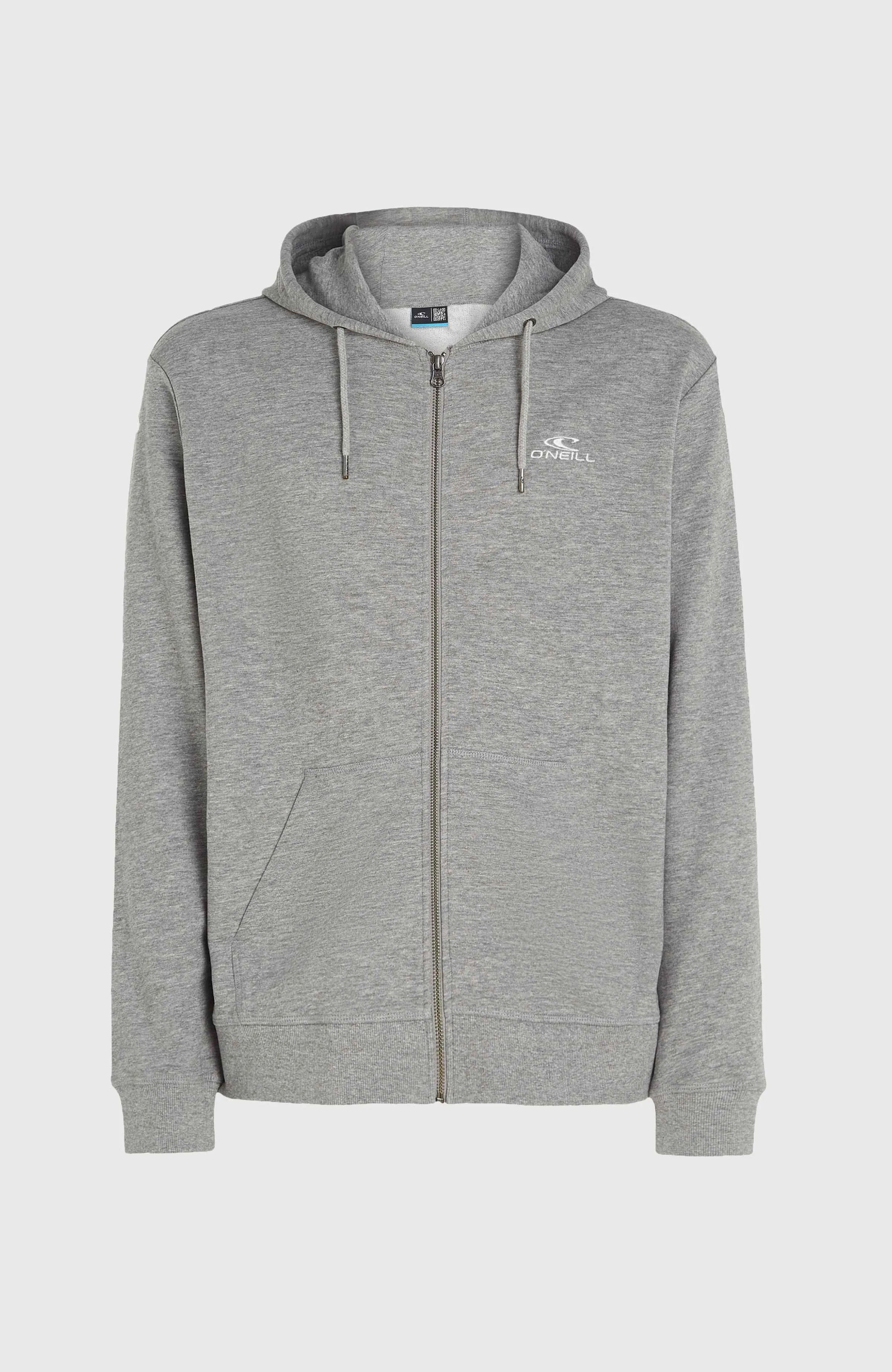 O'Neill Small Logo Full-Zip Hoodie | Silver Melee