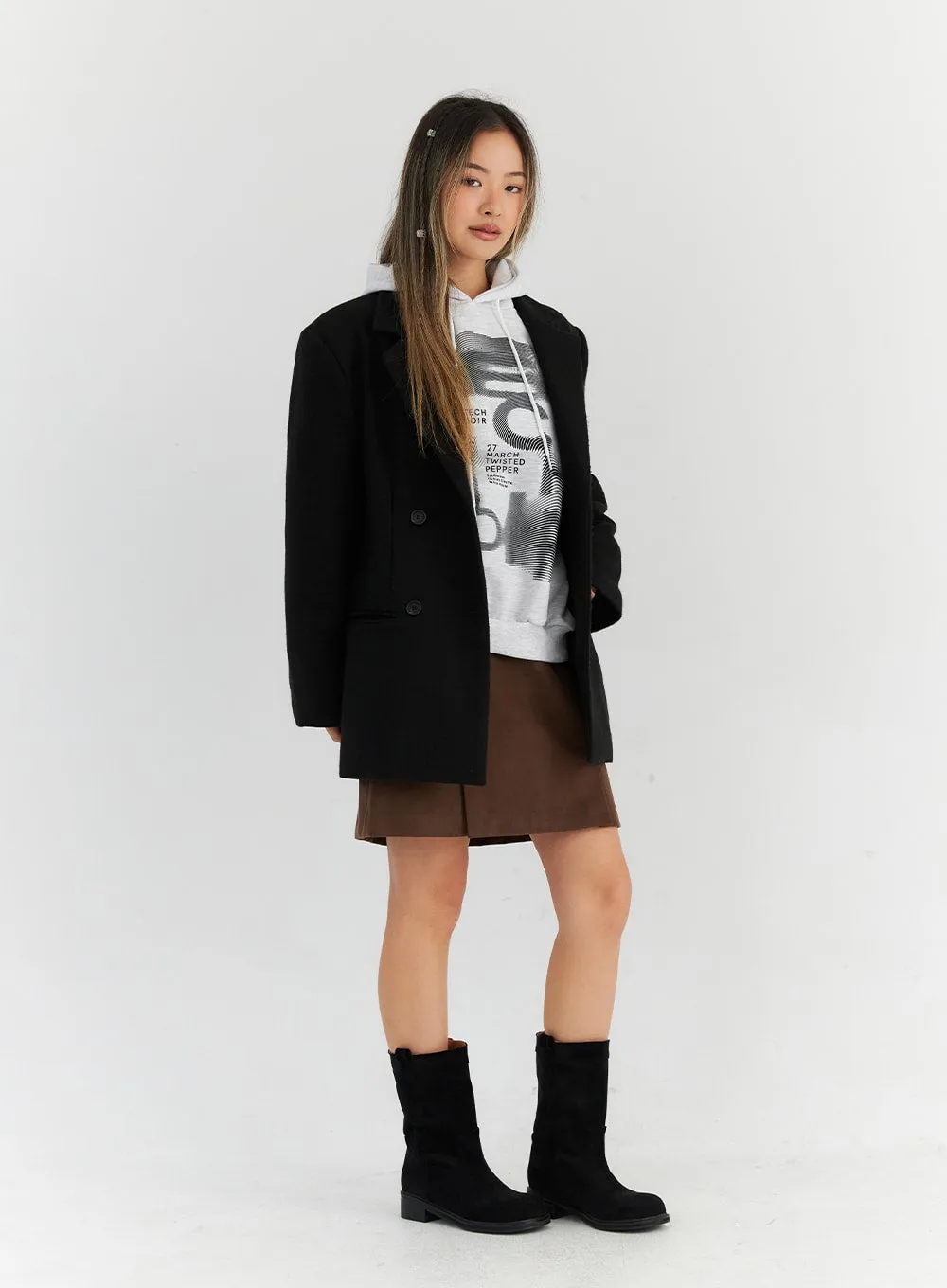 Oversized Midi Tailored Jacket CN313