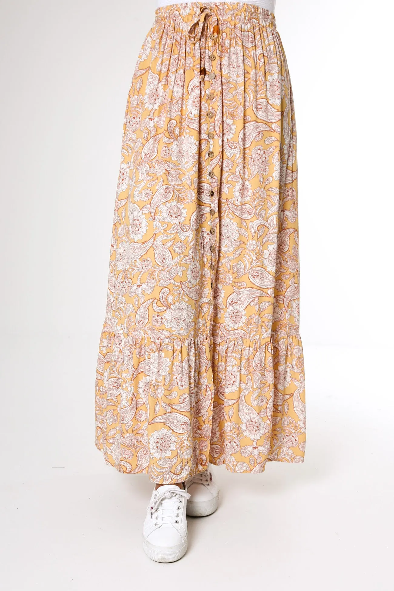 Paisley Maxi Skirt Multi