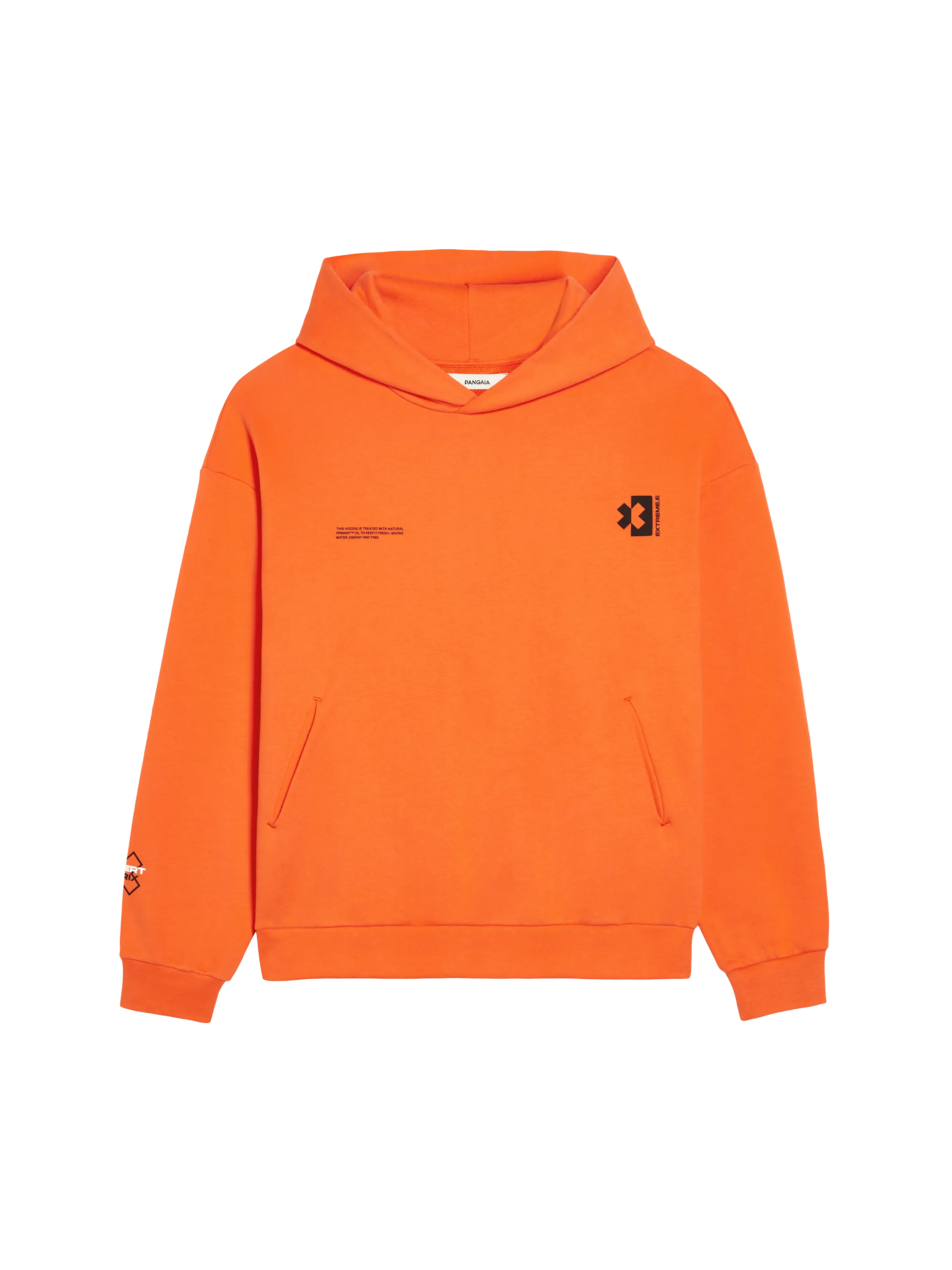 PANGAIA x Extreme-E Hoodie—persimmon orange