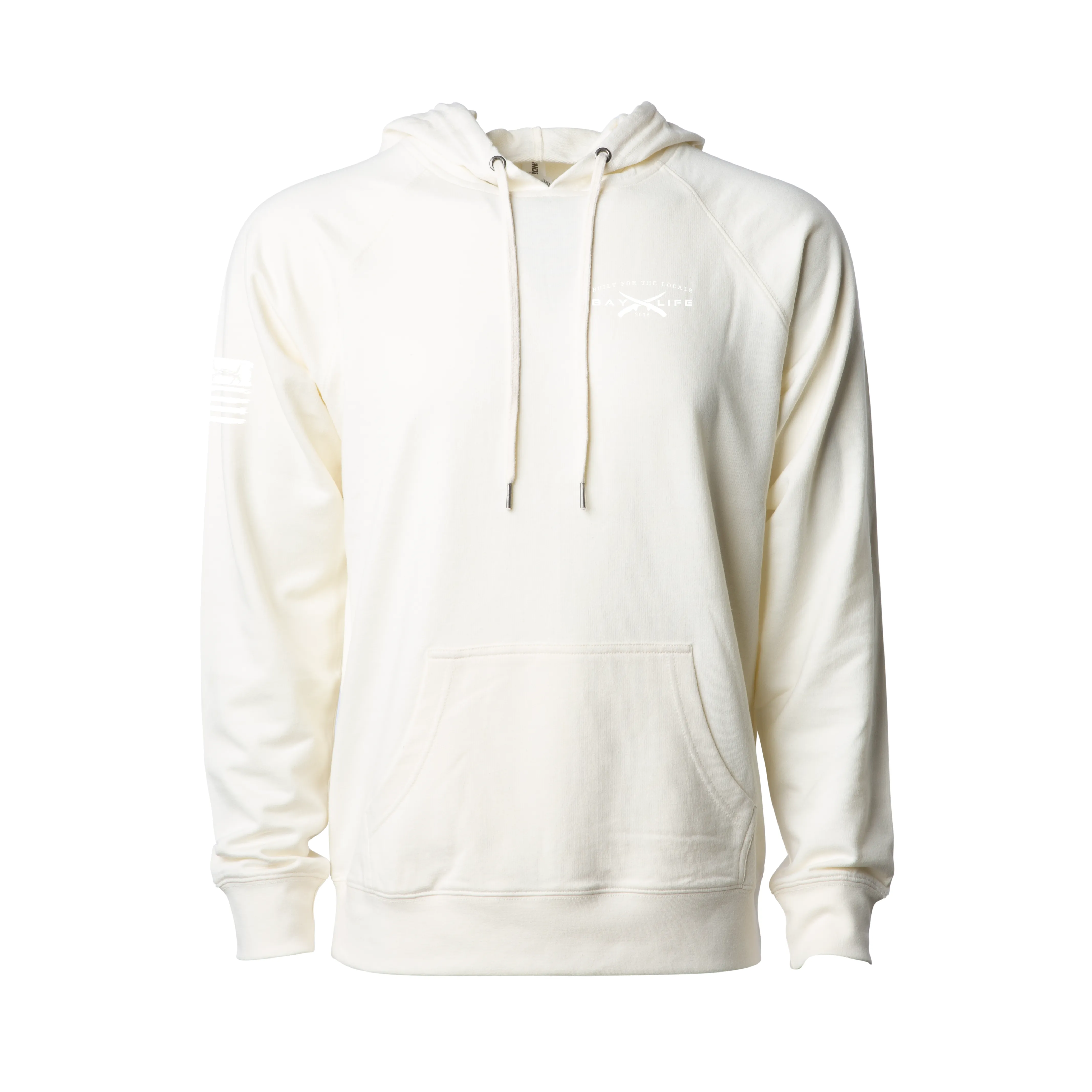 Premium Lightweight Terry Hoodie | Bone