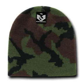 RapDom Watch Hat Beanie Military Camouflage Camo GI Knit Cap