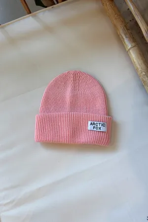 Recycled Bottle Beanie in Pink