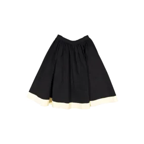 REORDER FINAL SALE IN FULL SWING SKIRT LL-BLACK/CREAM