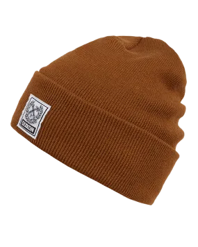 Ribbed Beanie - Brown