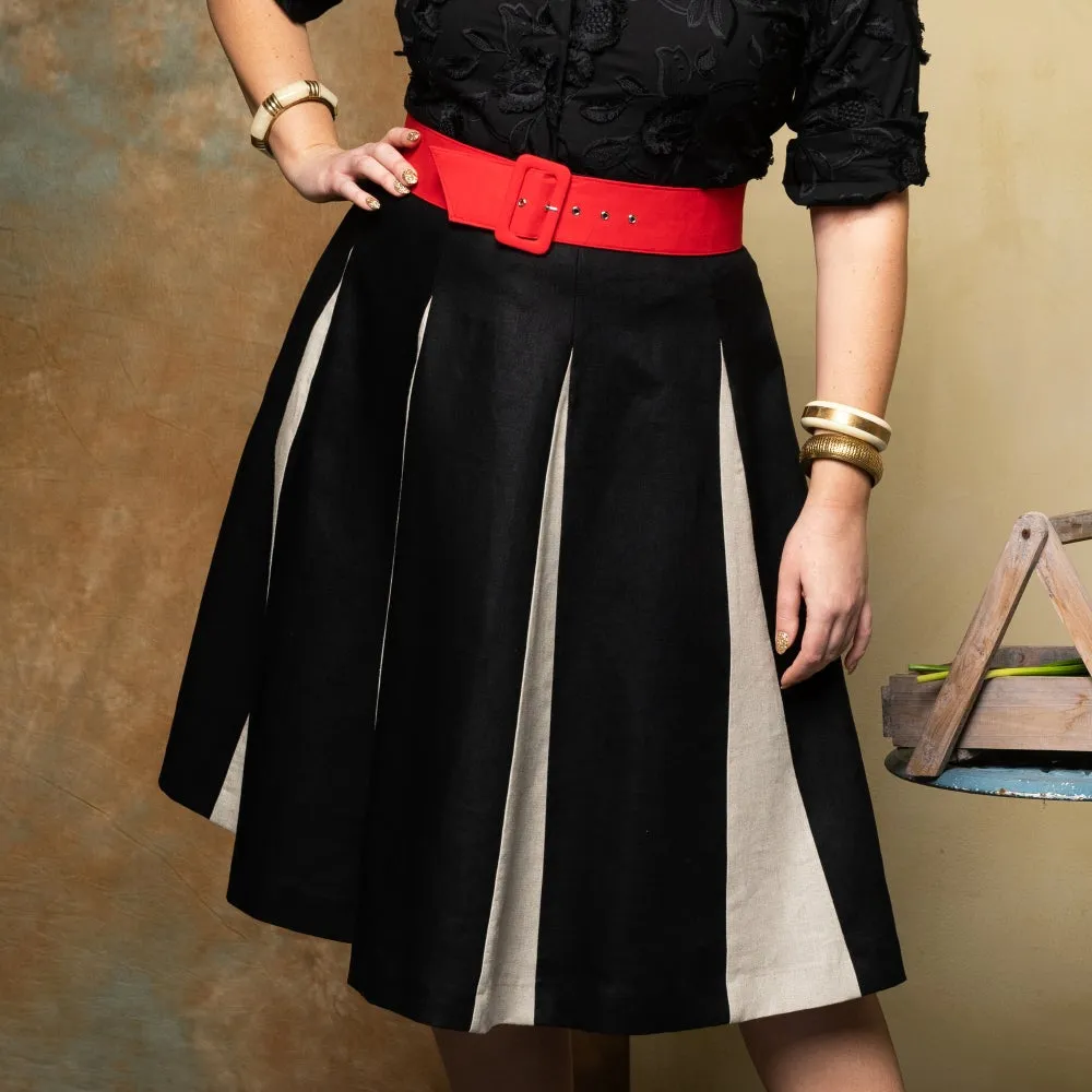 ROMAN HOLIDAY LINEN SKIRT