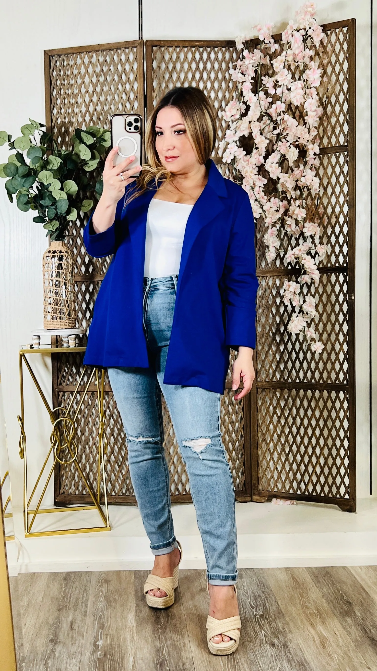 Royal Blue Magic Blazer