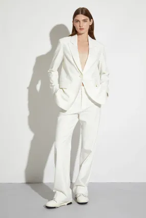 Saint Art New York - Dylan Tuxedo Jacket in White