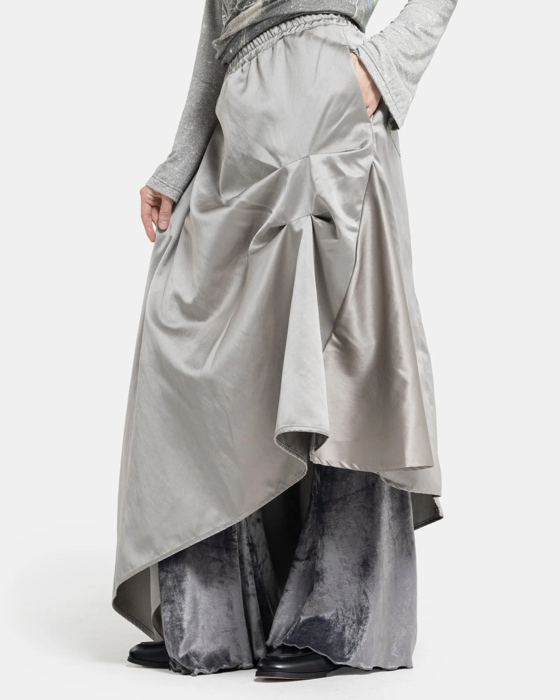 Selvaggina Skirt in Grey