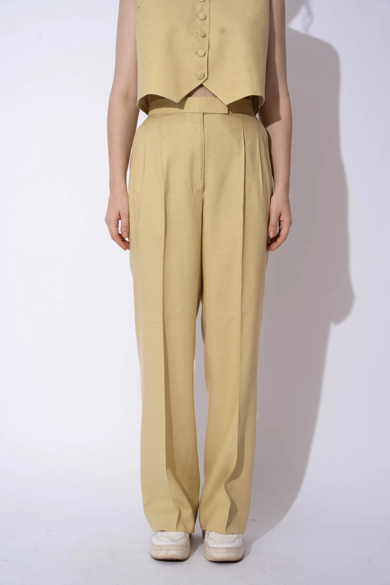 Sister Snatched Solid Linen Pants