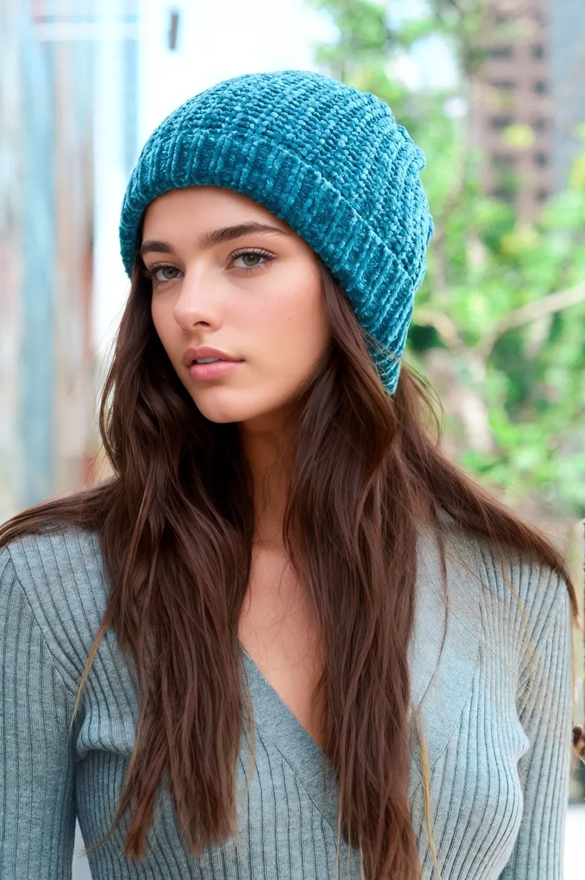 Soft Chenille Beanie