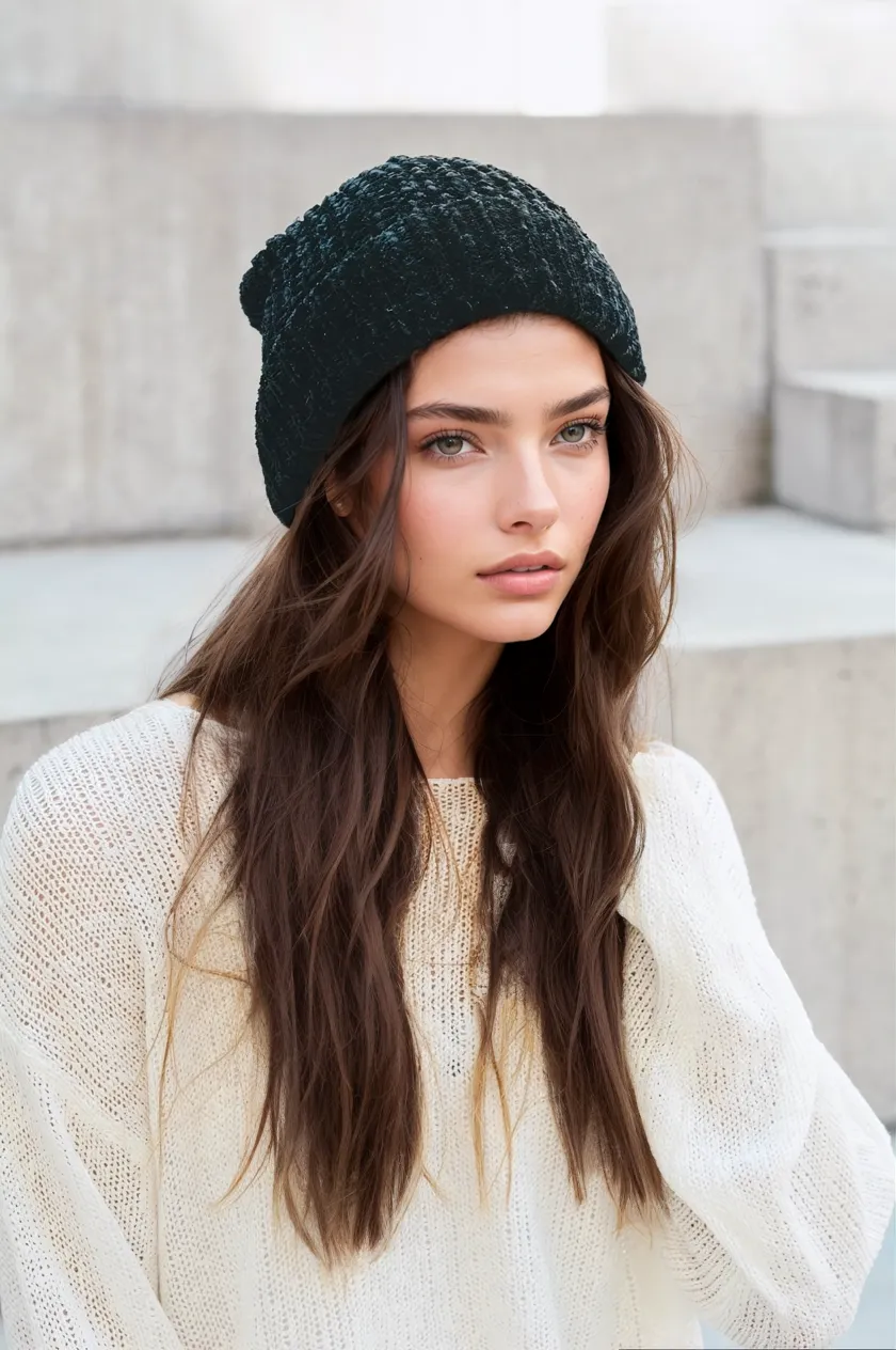 Soft Chenille Beanie