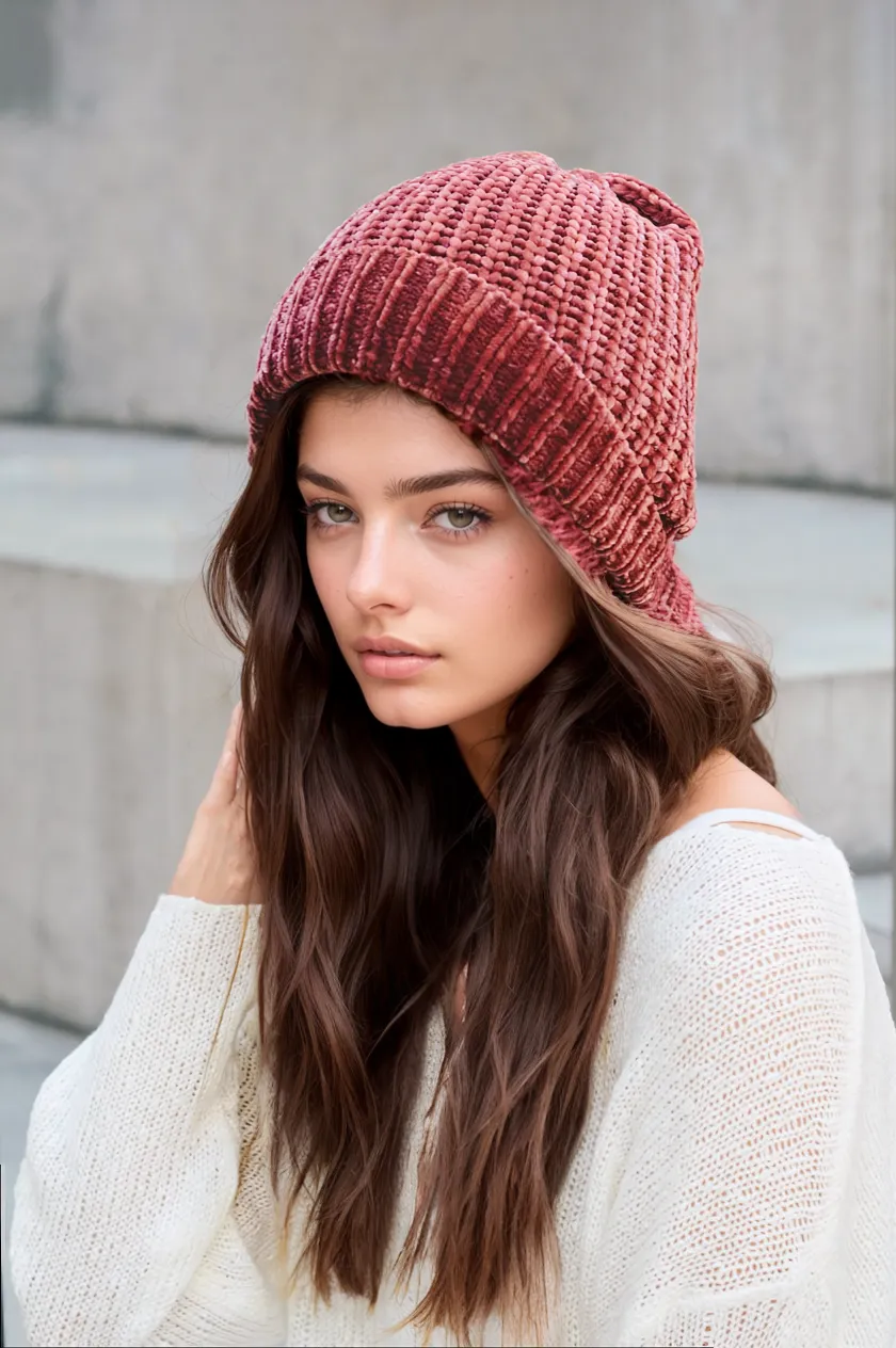 Soft Chenille Beanie