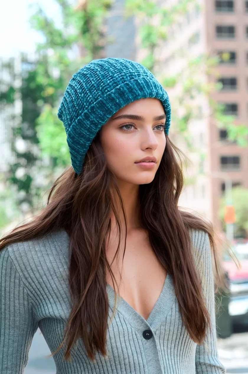 Soft Chenille Beanie