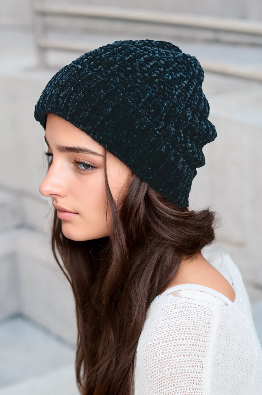 Soft Chenille Beanie