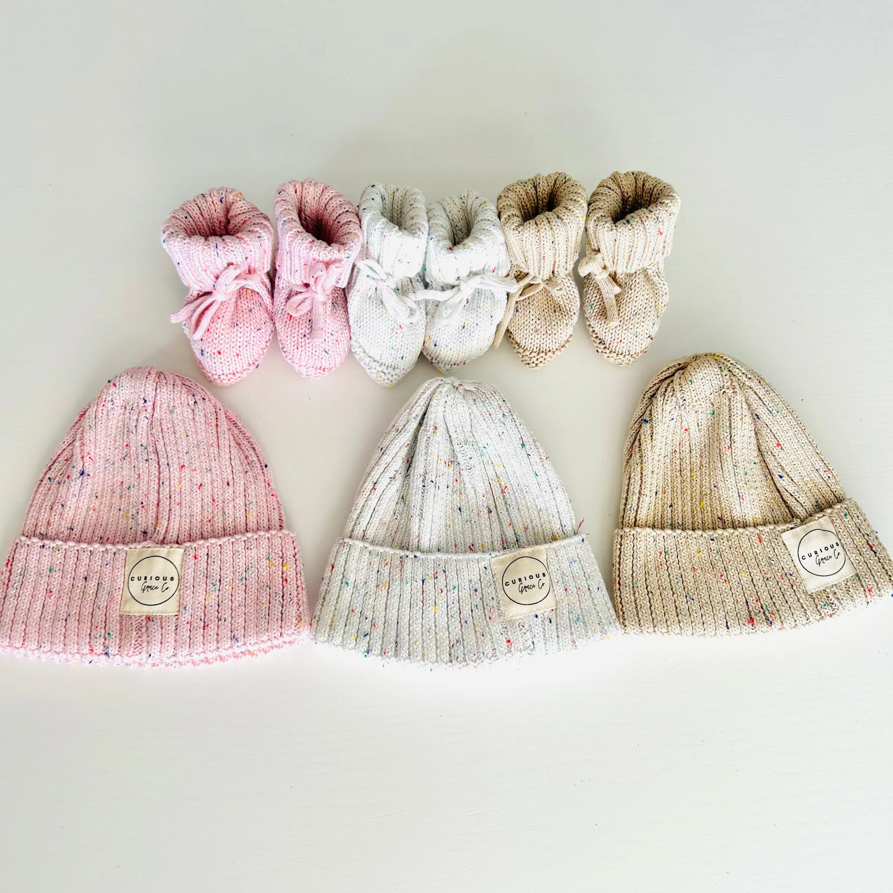 Speckled Knit Beanies