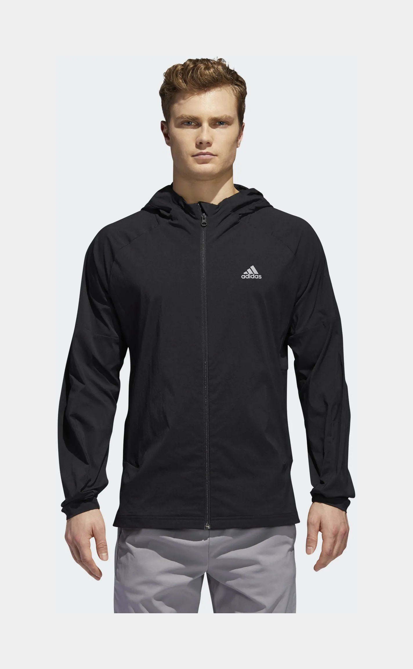 Stadium ID Full Zip Mens Hoodie (Black)