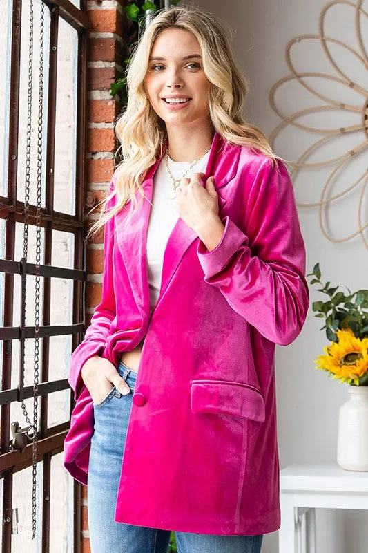 Stella Hot Pink Blazer