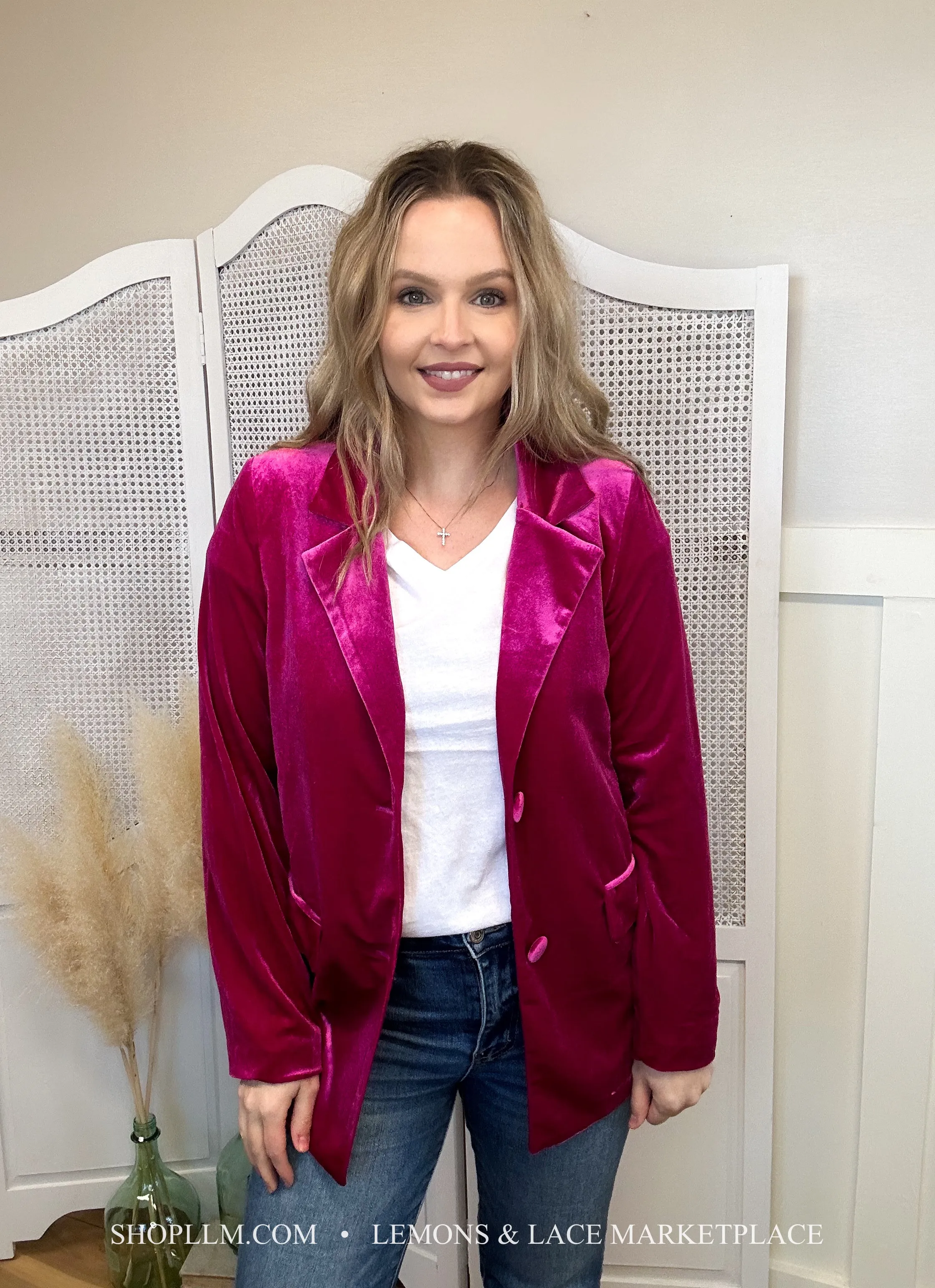 Stella Hot Pink Blazer