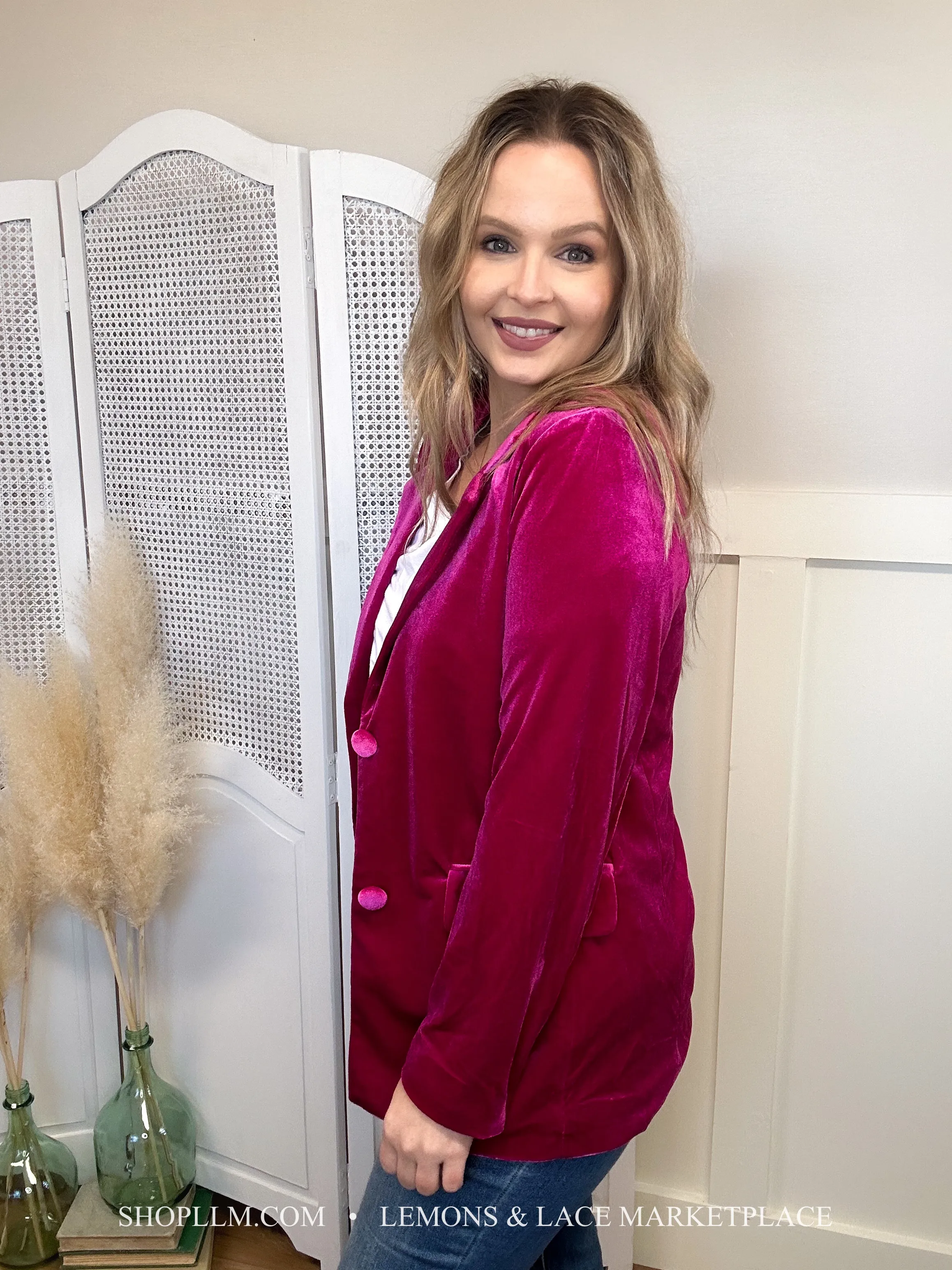 Stella Hot Pink Blazer