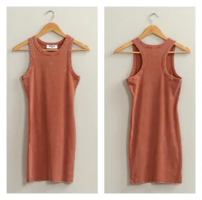 Tank Baked Clay  Mini Dress