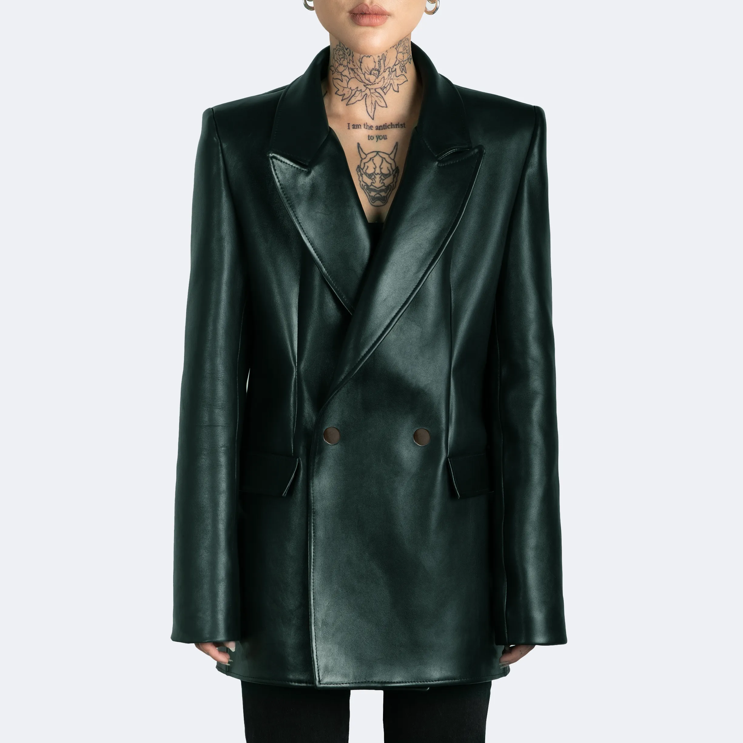 The Kamala Blazer - Emerald