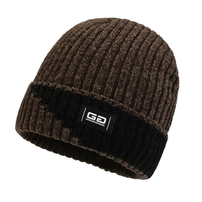 Thick Fleece Winter Breathable Beanie Knitted Hat